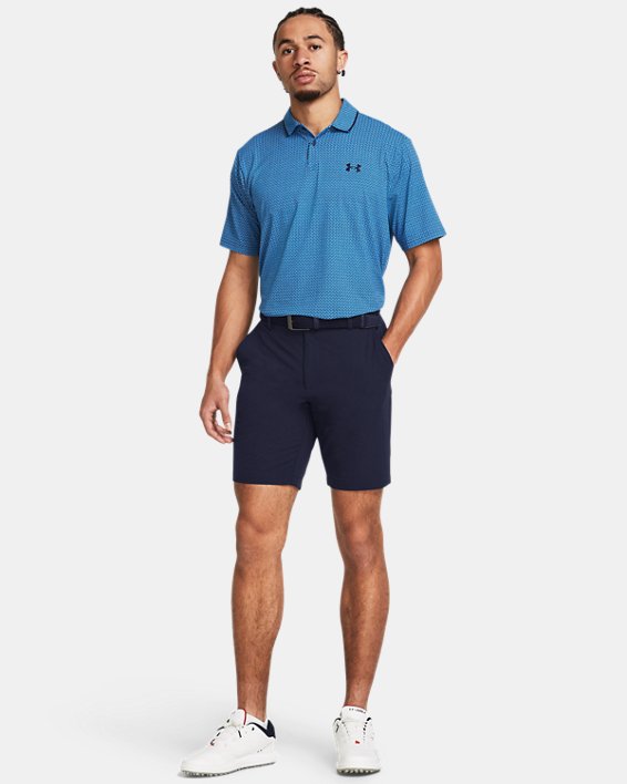 Men's UA Matchplay Tapered Shorts in Blue image number 2
